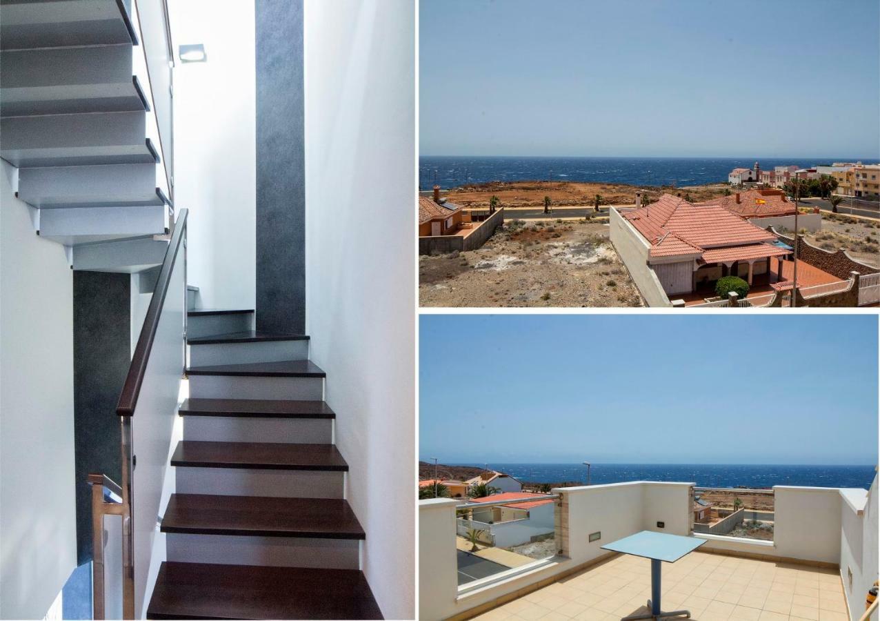 Moderna Casa Independiente Con Piscina, Vista Mar Y Teide En La Listada Villa Exterior foto