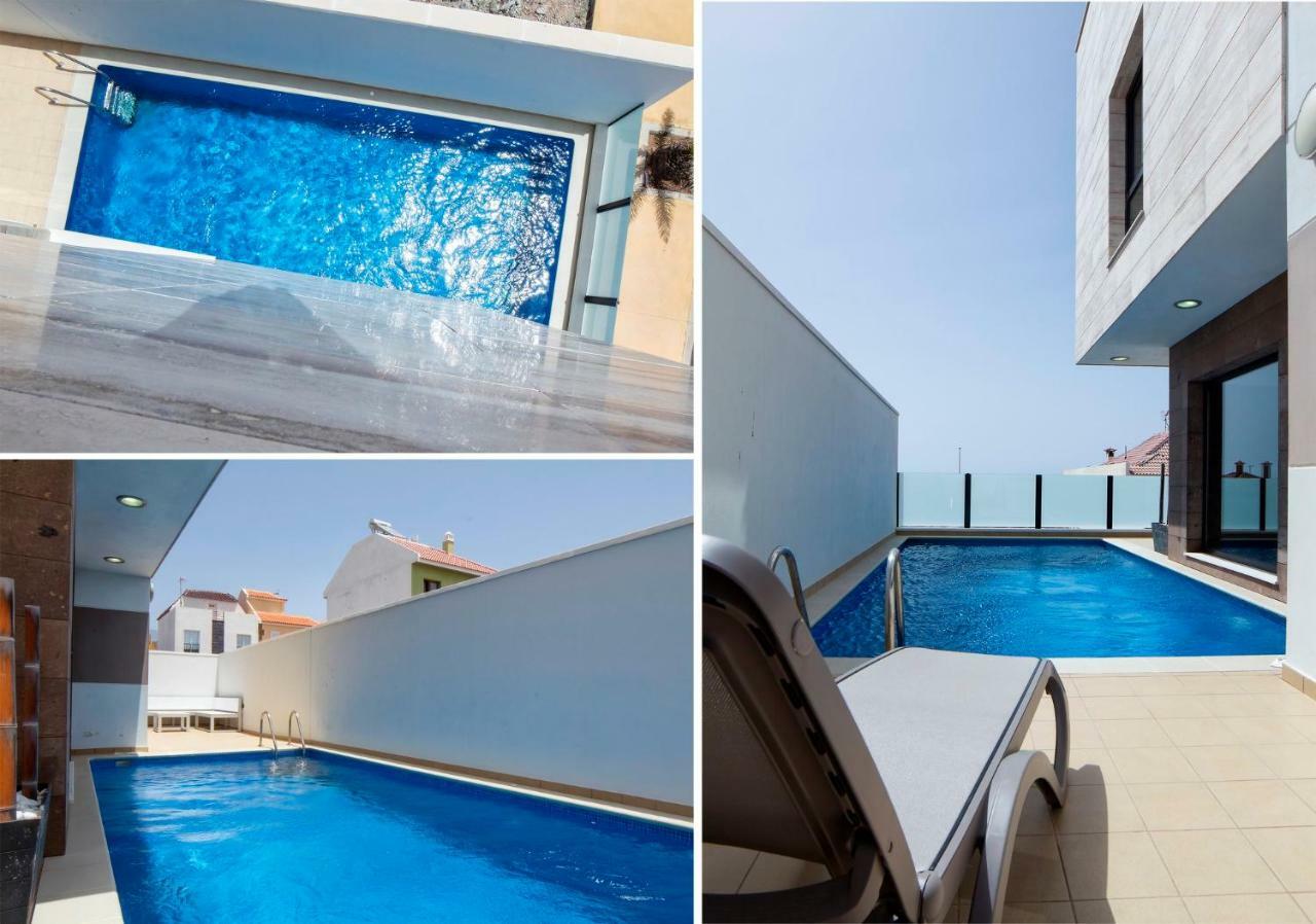 Moderna Casa Independiente Con Piscina, Vista Mar Y Teide En La Listada Villa Exterior foto