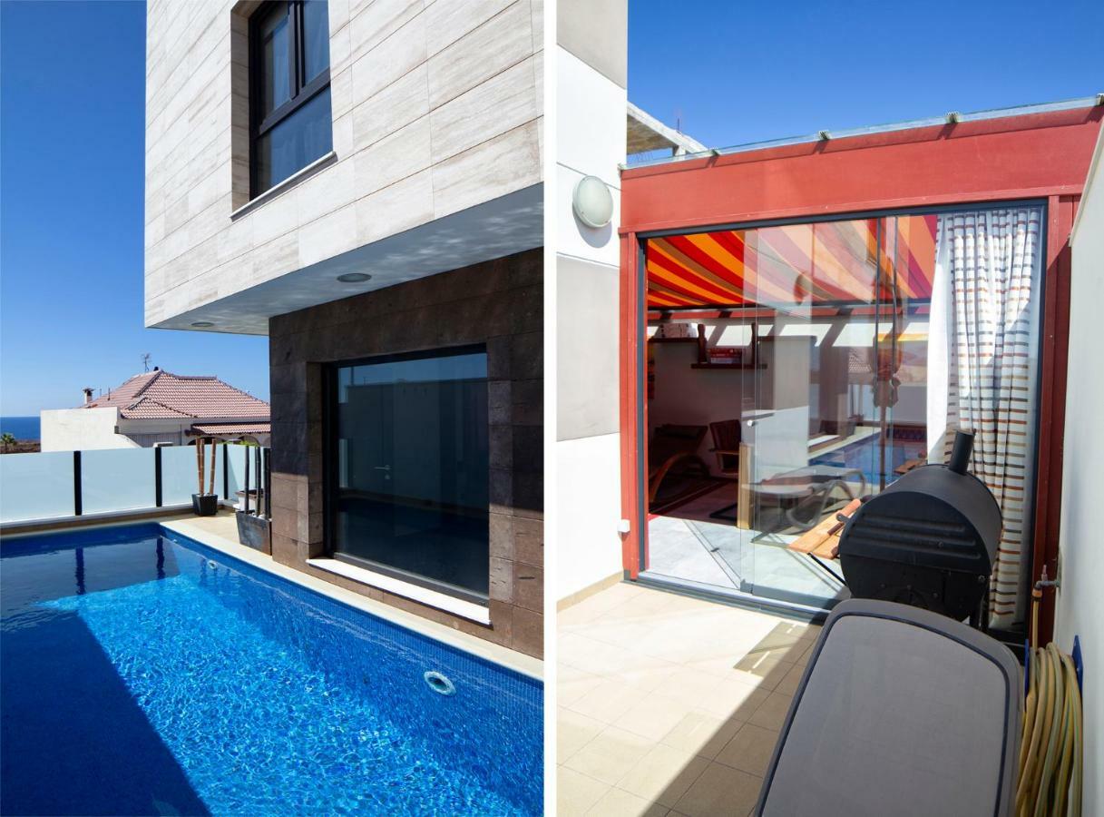 Moderna Casa Independiente Con Piscina, Vista Mar Y Teide En La Listada Villa Exterior foto